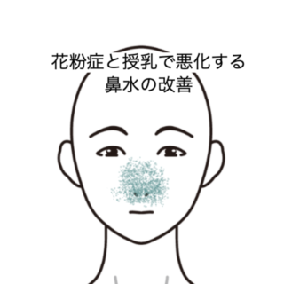 鍼灸の症例「花粉症と授乳で悪化する鼻水の改善」(JR品川駅/東京都品川区)
