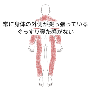 鍼灸の症例「身体の外側全体が常に張っている感覚」(阪急高槻駅/大阪府高槻市・茨木市・枚方市・京都・滋賀)