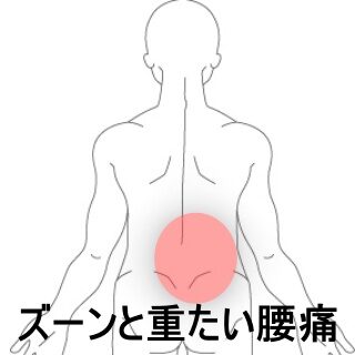 鍼灸の症例「座位・立位で痛みが増す右腰部のズーンとした重さと伸展困難」（東室蘭駅）