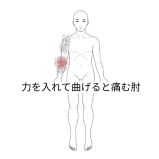 肘から肩の重ダルさ